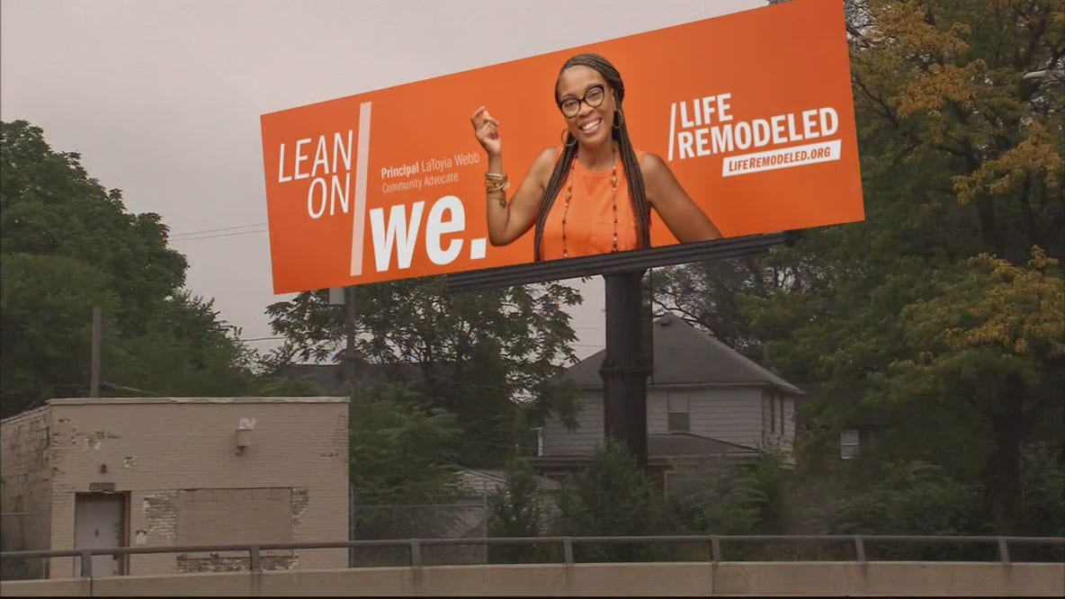 Billboard campaign celebrates Detroiters making a difference in their community